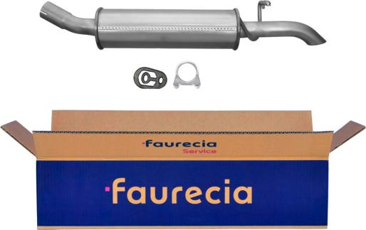 Faurecia FS30014 - Глушитель выхлопных газов, конечный autospares.lv