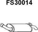 Faurecia FS30014 - Глушитель выхлопных газов, конечный autospares.lv