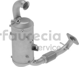 Faurecia FS30133F - Сажевый / частичный фильтр, система выхлопа ОГ autospares.lv