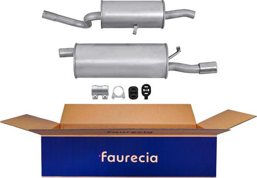 Faurecia FS25028 - Глушитель выхлопных газов, конечный autospares.lv