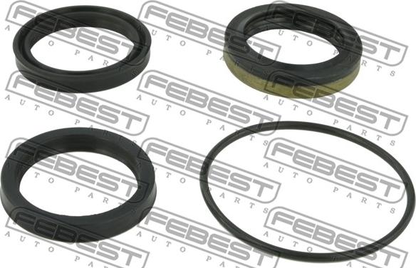 Febest 0491-K57T - Ремкомплект, осевой шарнир рулевой тяги autospares.lv