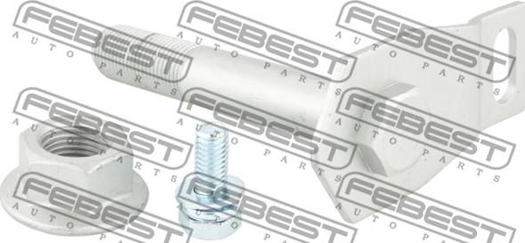 Febest 0498-005-KIT - Болт регулировки развала колёс autospares.lv