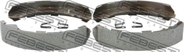 Febest 0402-KB4TR - Комплект тормозов, ручник, парковка autospares.lv