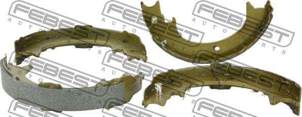 Febest 0402-V97WR - Комплект тормозов, ручник, парковка autospares.lv