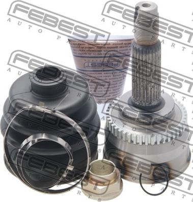 Febest 0410-004A44 - Шарнирный комплект, ШРУС, приводной вал autospares.lv