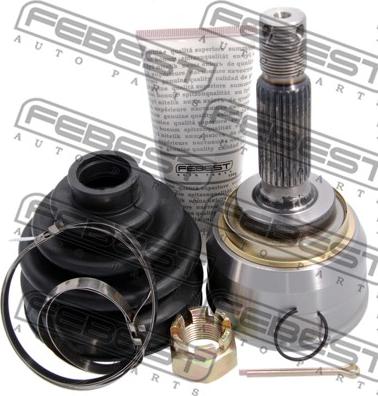 Febest 0410-005 - Шарнирный комплект, ШРУС, приводной вал autospares.lv