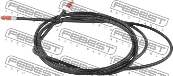 Febest 04103CY - Трос, крышка бака autospares.lv