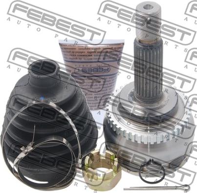 Febest 0410-DA2A43 - Шарнирный комплект, ШРУС, приводной вал autospares.lv