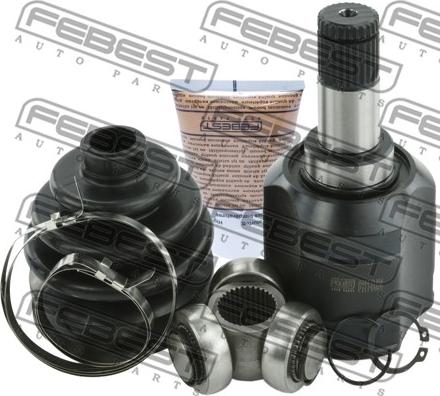 Febest 0411-DJ24 - Шарнирный комплект, ШРУС, приводной вал autospares.lv