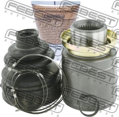 Febest 0411-H77WLH - Шарнирный комплект, ШРУС, приводной вал autospares.lv