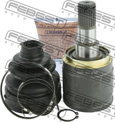 Febest 0411-H77WRH - Шарнирный комплект, ШРУС, приводной вал autospares.lv