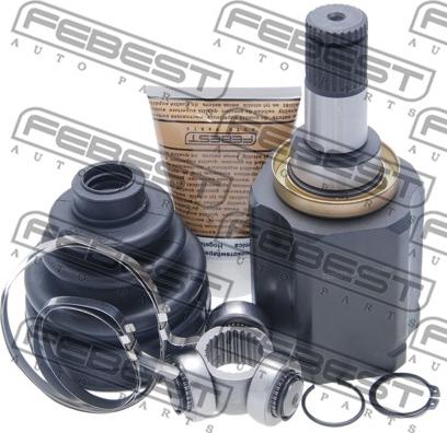 Febest 0411-NA4RH - Шарнирный комплект, ШРУС, приводной вал autospares.lv