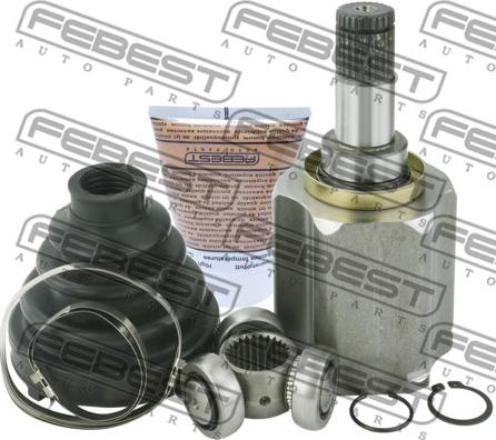 Febest 0411-NA4WLH - Шарнирный комплект, ШРУС, приводной вал autospares.lv