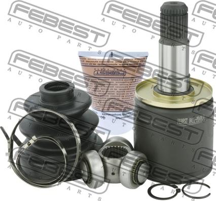 Febest 0411-PD4WLH - Шарнирный комплект, ШРУС, приводной вал autospares.lv