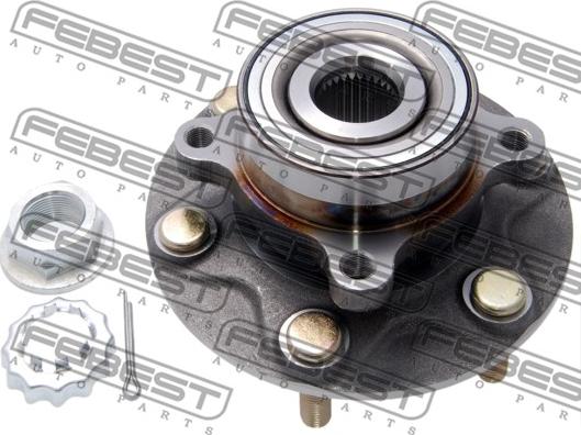 Febest 0482-V97F - Ступица колеса, поворотный кулак autospares.lv