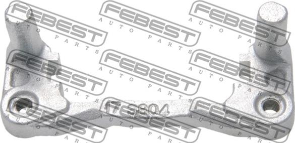 Febest 0477C-CYR - Комплект поддержки корпуса скобы тормоза autospares.lv