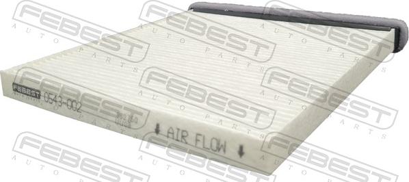 Febest 0543-002 - Фильтр воздуха в салоне autospares.lv