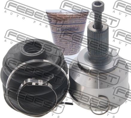 Febest 0510-043 - Шарнирный комплект, ШРУС, приводной вал autospares.lv