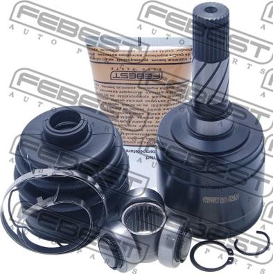 Febest 0511-B25RH - Шарнирный комплект, ШРУС, приводной вал autospares.lv