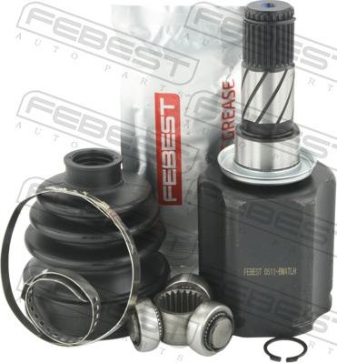 Febest 0511BMATLH - Шарнирный комплект, ШРУС, приводной вал autospares.lv