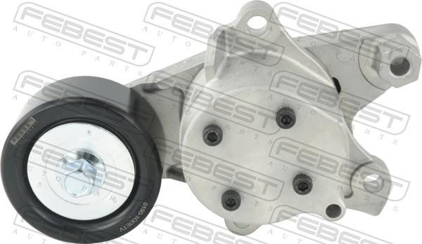 Febest 0190-1GDETV - Натяжитель, поликлиновый ремень autospares.lv