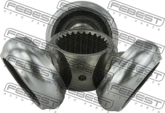 Febest 0116-AGV10 - Трипоид, муфта с шипами, приводной вал autospares.lv