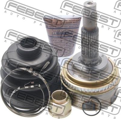 Febest 0110-065A48 - Шарнирный комплект, ШРУС, приводной вал autospares.lv