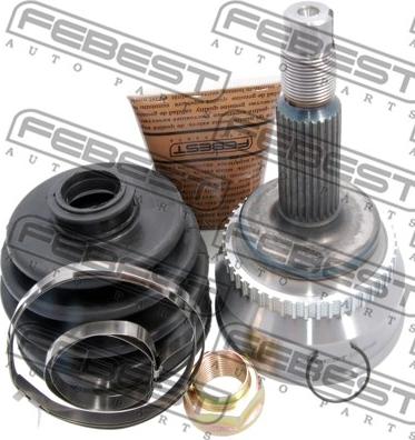 Febest 0110-061A48 - Шарнирный комплект, ШРУС, приводной вал autospares.lv