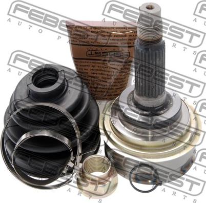 Febest 0110-008 - Шарнирный комплект, ШРУС, приводной вал autospares.lv