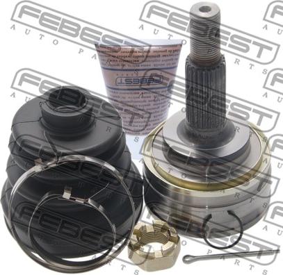 Febest 0110-003 - Шарнирный комплект, ШРУС, приводной вал autospares.lv