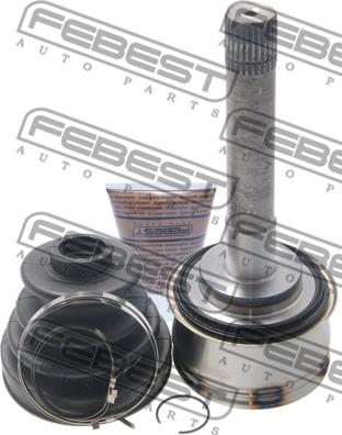 Febest 0110-014 - Шарнирный комплект, ШРУС, приводной вал autospares.lv