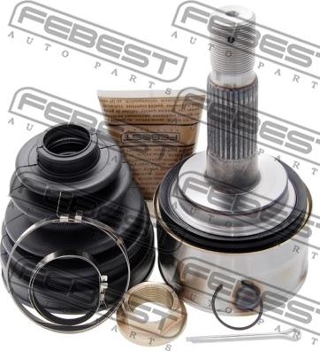 Febest 0110-080 - Шарнирный комплект, ШРУС, приводной вал autospares.lv