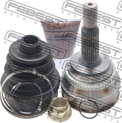 Febest 0110-072A48 - Шарнирный комплект, ШРУС, приводной вал autospares.lv