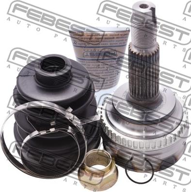 Febest 0110-077A48 - Шарнирный комплект, ШРУС, приводной вал autospares.lv