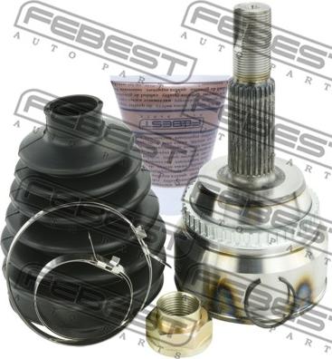 Febest 0110-ACV40L26A48 - Шарнирный комплект, ШРУС, приводной вал autospares.lv