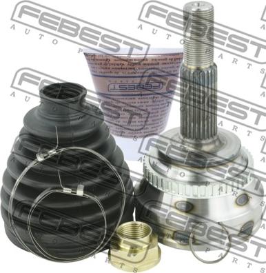 Febest 0110-ASV50A48 - Шарнирный комплект, ШРУС, приводной вал autospares.lv