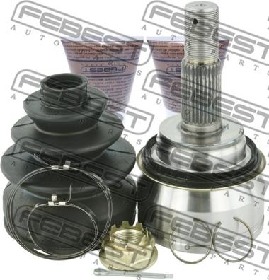 Febest 0110-GRN245 - Шарнирный комплект, ШРУС, приводной вал autospares.lv