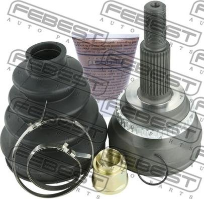 Febest 0110-GSU45A48 - Шарнирный комплект, ШРУС, приводной вал autospares.lv