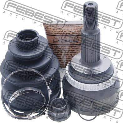 Febest 0110-GSX30A48 - Шарнирный комплект, ШРУС, приводной вал autospares.lv