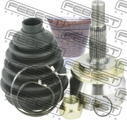 Febest 0110-ZRE181 - Шарнирный комплект, ШРУС, приводной вал autospares.lv