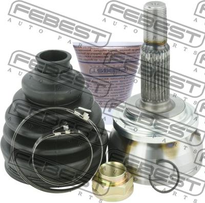 Febest 0110-ZVW30 - Шарнирный комплект, ШРУС, приводной вал autospares.lv