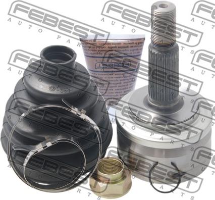 Febest 0110-ZZE150 - Шарнирный комплект, ШРУС, приводной вал autospares.lv