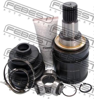 Febest 0111-ACV30LH - Шарнирный комплект, ШРУС, приводной вал autospares.lv