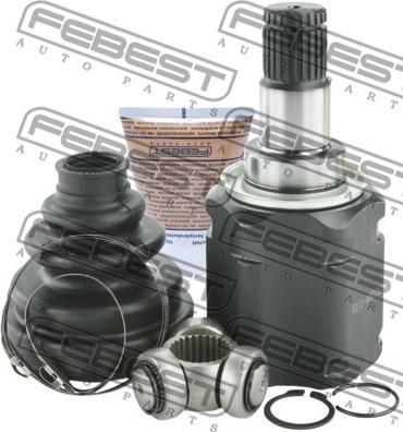 Febest 0111-AGV10LH - Шарнирный комплект, ШРУС, приводной вал autospares.lv