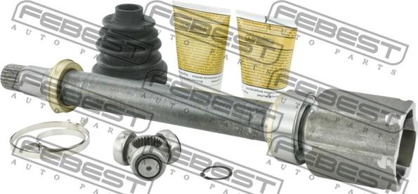 Febest 0111-AZT250RH - Шарнирный комплект, ШРУС, приводной вал autospares.lv