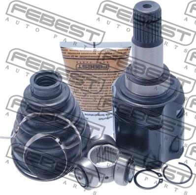 Febest 0111-AZT251LH - Шарнирный комплект, ШРУС, приводной вал autospares.lv