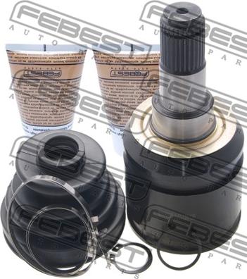 Febest 0111-GRJ120 - Шарнирный комплект, ШРУС, приводной вал autospares.lv