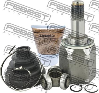 Febest 0111-GSL20LH - Шарнирный комплект, ШРУС, приводной вал autospares.lv