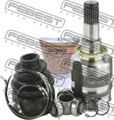 Febest 0111-NGJ10 - Шарнирный комплект, ШРУС, приводной вал autospares.lv