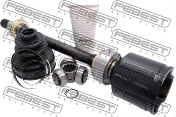 Febest 0111-ST220RH - Шарнирный комплект, ШРУС, приводной вал autospares.lv